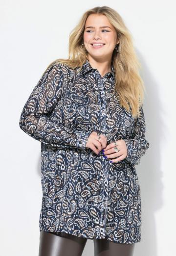 Длинная блузка