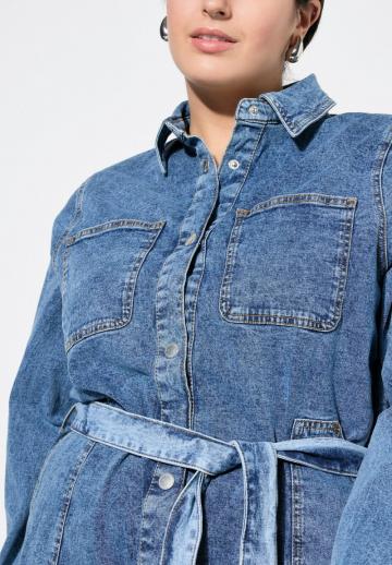 Джинсовое платье