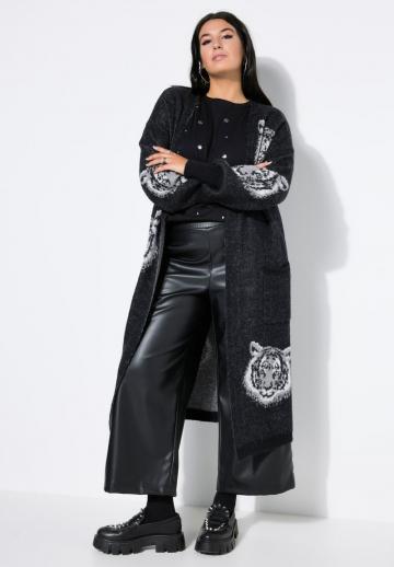 Жаккардовая вязаная кофта