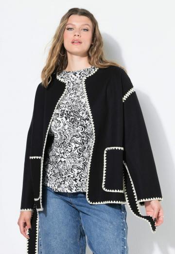 Жаккардовая вязаная кофта