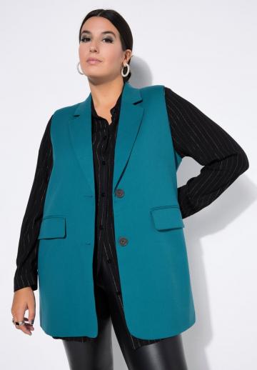 Длинный жилет