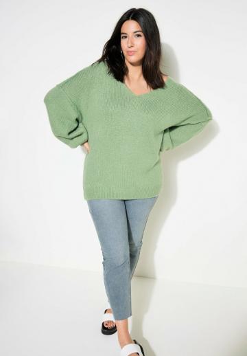 Длинный пуловер