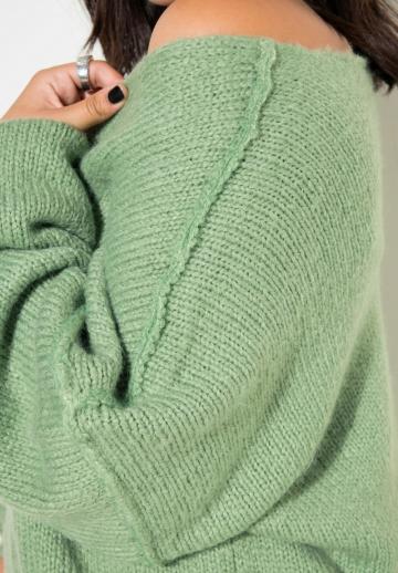 Длинный пуловер