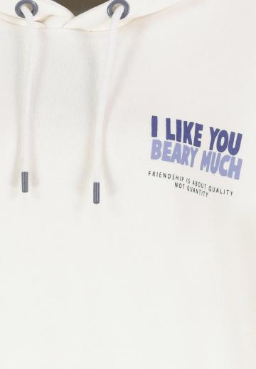 Пуловер с капюшоном