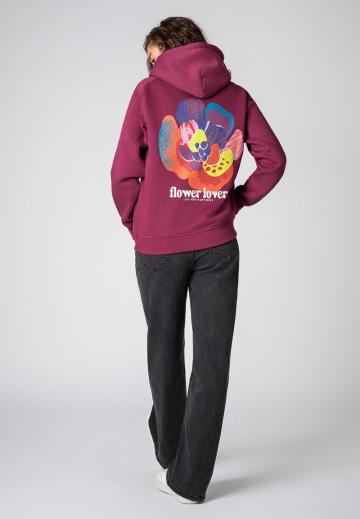 Пуловер с капюшоном