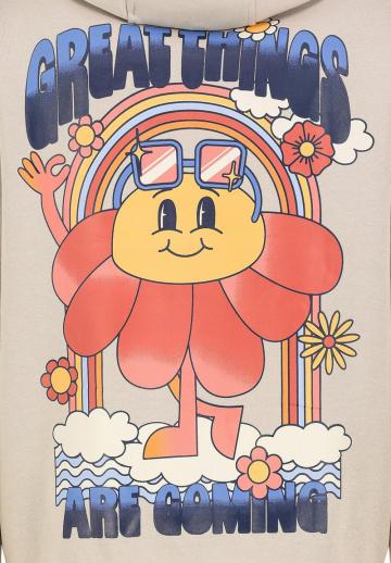 Пуловер с капюшоном