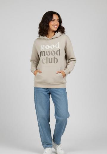 Пуловер с капюшоном