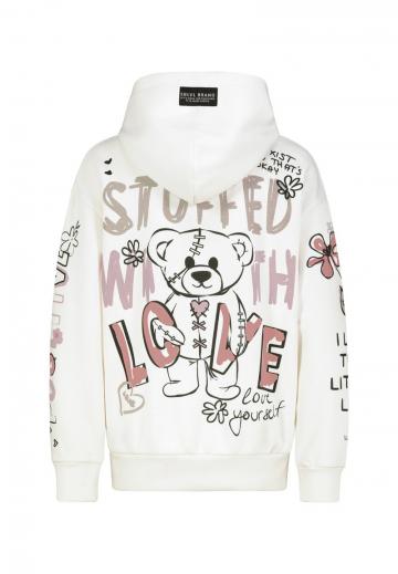 Пуловер с капюшоном