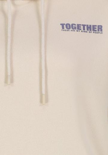 Пуловер с капюшоном