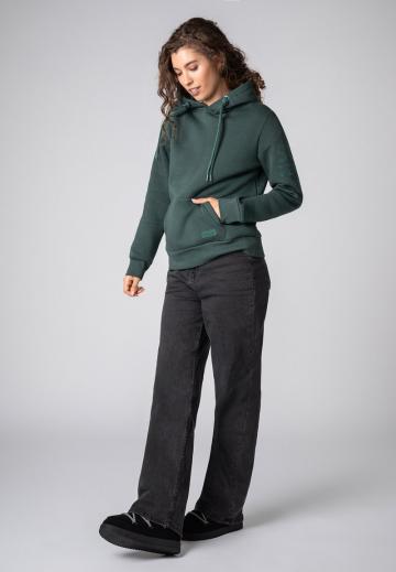 Пуловер с капюшоном