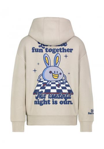 Пуловер с капюшоном