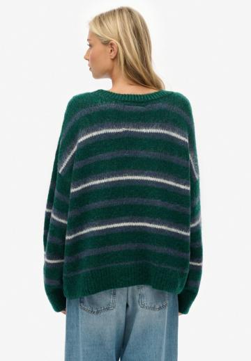 Пуловер в полоску