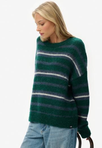 Пуловер в полоску