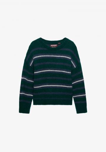 Пуловер в полоску