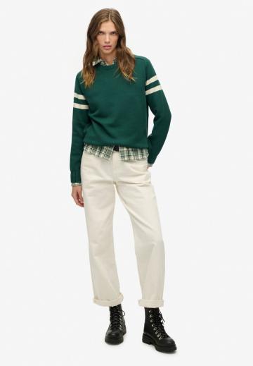 Пуловер в полоску