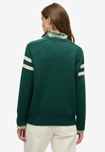 Пуловер в полоску