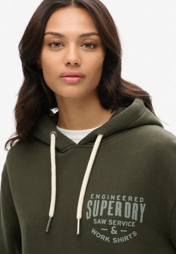 Пуловер с капюшоном