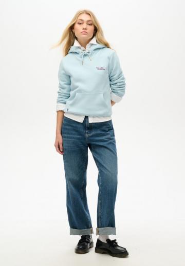 Пуловер с капюшоном