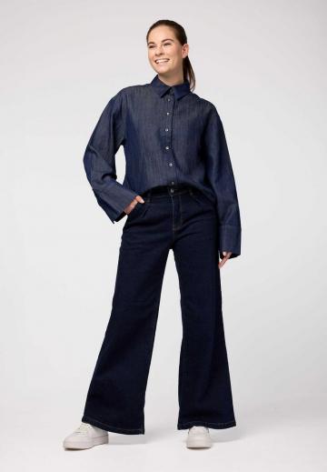 Джинсовая блузка