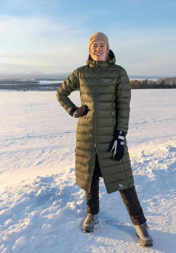 Пуховое пальто