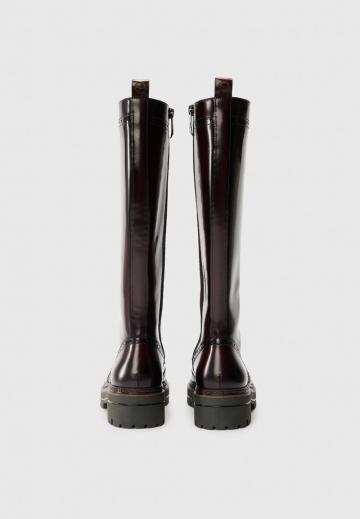 Сапоги на шнуровке