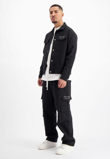 Брюки с накладными карманами