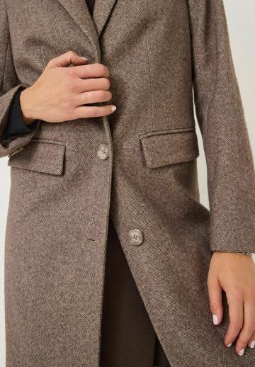 Шерстяное пальто