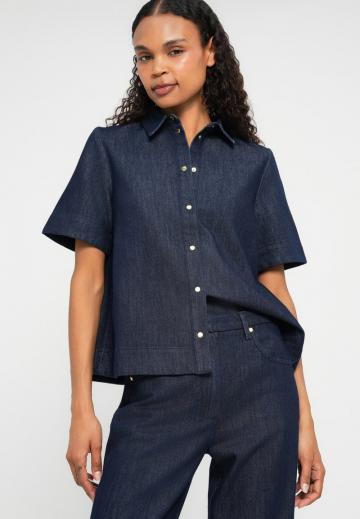 Джинсовая блузка