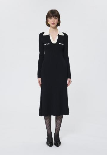 Вязаное платье