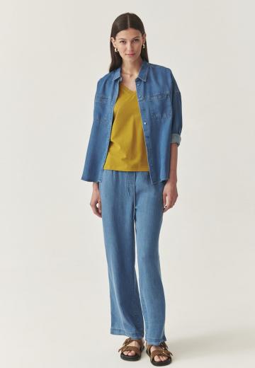 Джинсовая блузка