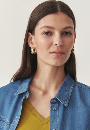 Джинсовая блузка