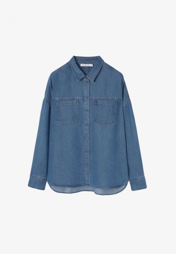 Джинсовая блузка