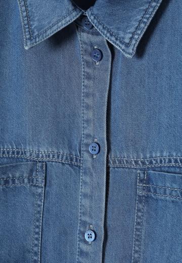 Джинсовая блузка