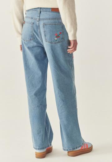 Прямые джинсы