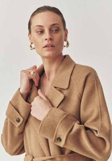 Шерстяное пальто