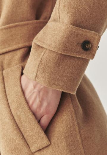 Шерстяное пальто