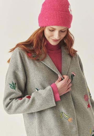 Шерстяное пальто