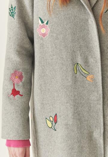 Шерстяное пальто