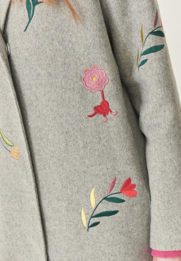 Шерстяное пальто