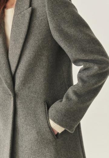 Шерстяное пальто