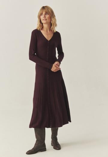 Вязаное платье