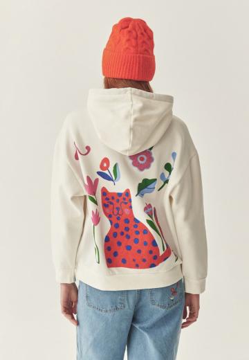 Пуловер с капюшоном