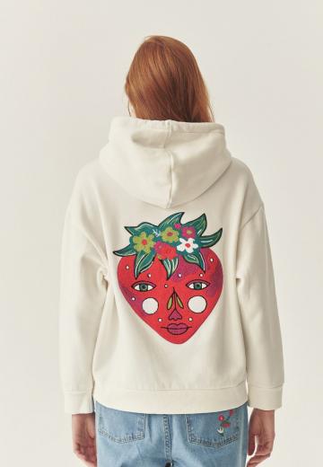 Пуловер с капюшоном