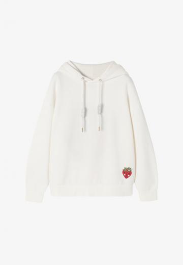 Пуловер с капюшоном