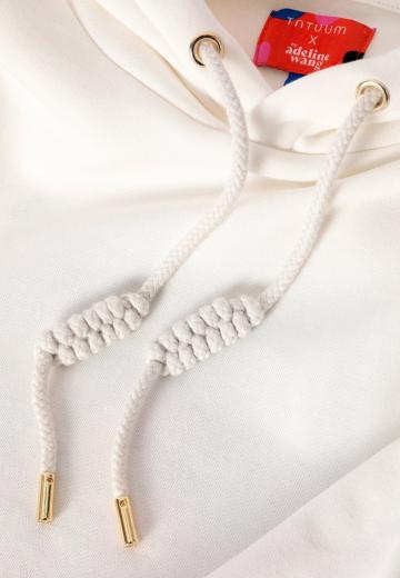 Пуловер с капюшоном