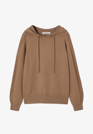 Пуловер с капюшоном