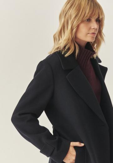 Шерстяное пальто