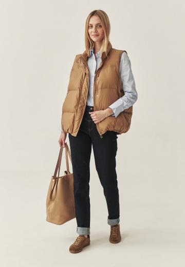 Пуховой жилет