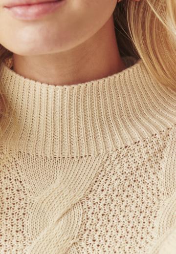 Пуловер с рукавом три четверти