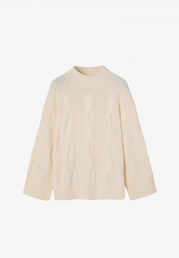 Пуловер с рукавом три четверти